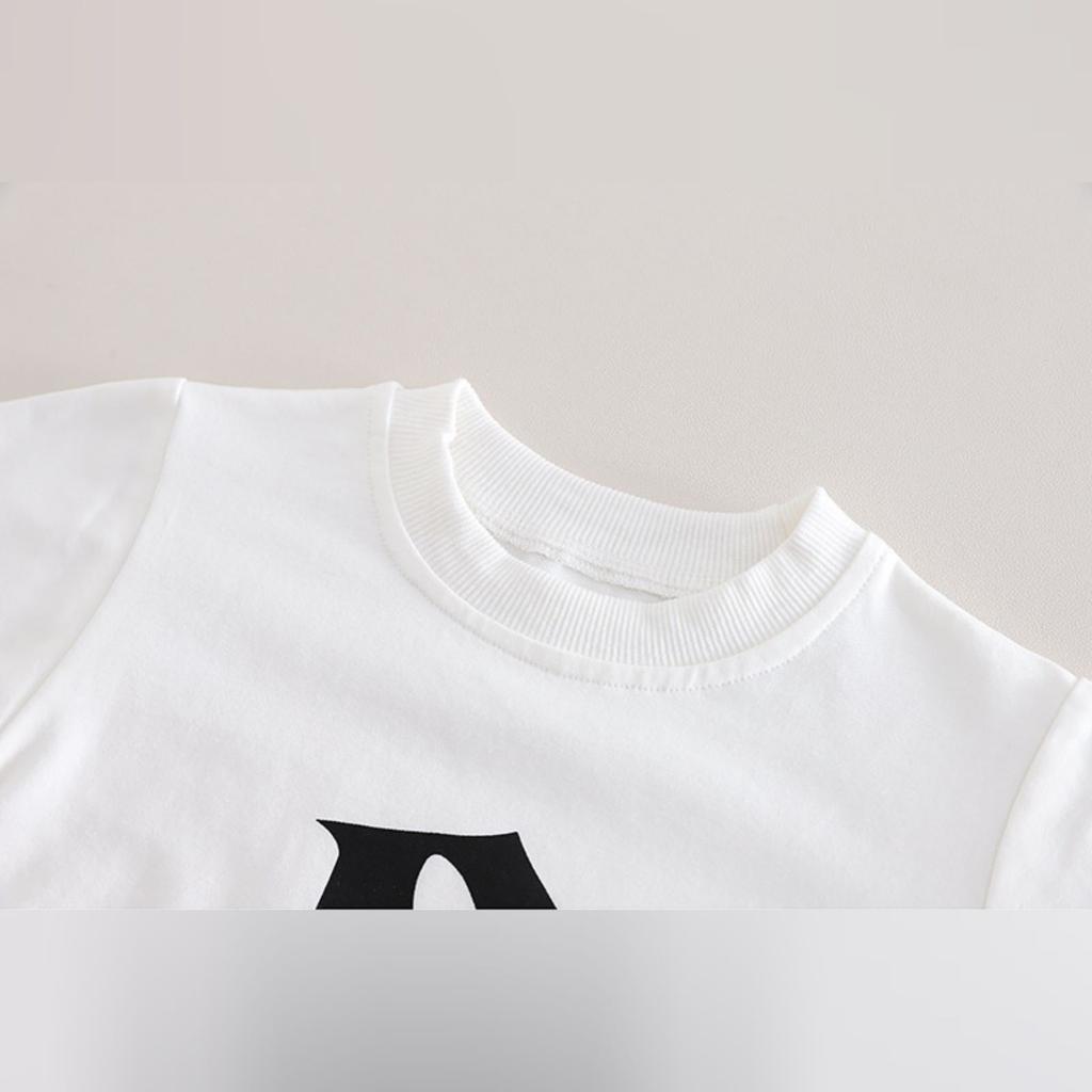 Uformelt langermet sett for barn, komfortable hverdagsantrekk