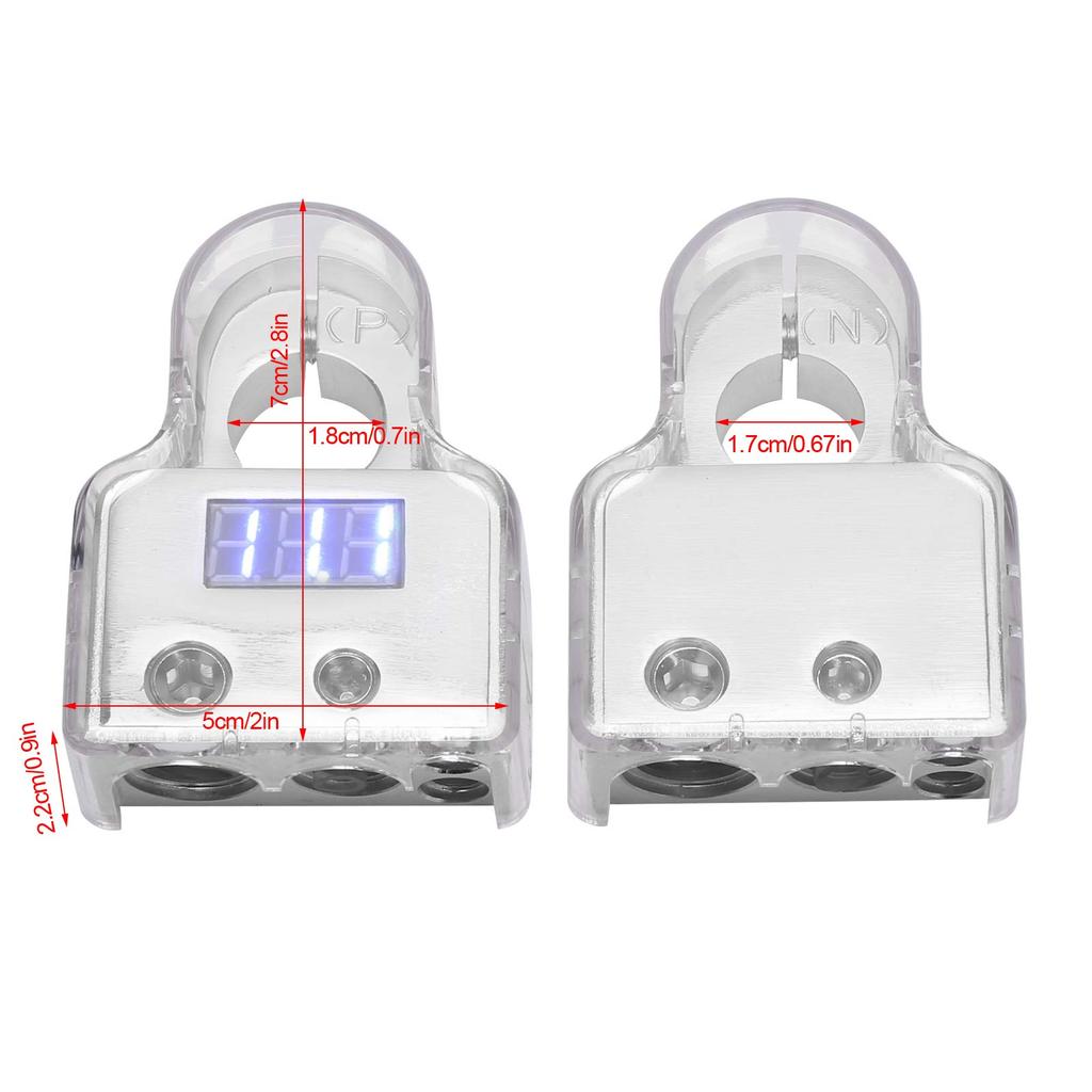 Car Terminal, Power 10W, Vehicle Accessories, Digital Terminal, Signal-to-Noise Ratio, 10 dB Applicable To Vehicles (B(Silver))