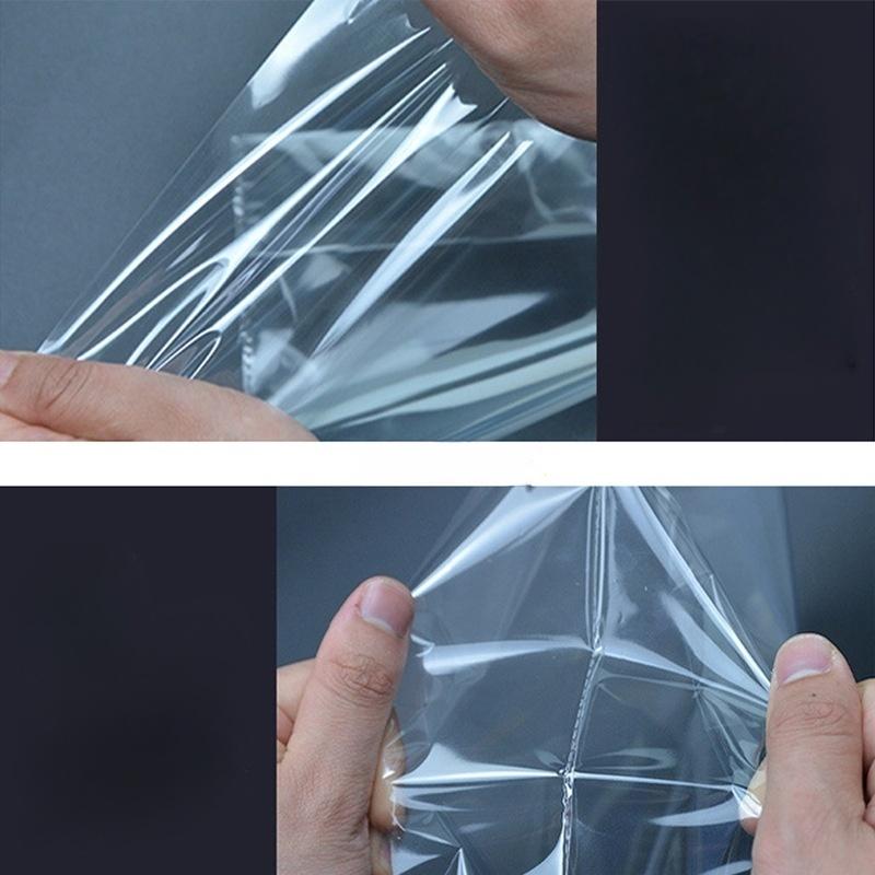 StoBag Opp Flat Bags Transparent Packaging Baking Snacks Cookies Bread Toffee Candy Snowflake Crisp For Birthday Candy Gift Bag