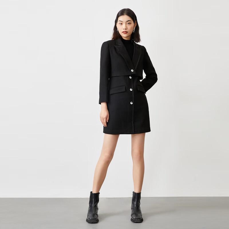 VEROMODA Spring 2025 Knit Patchwork Two-Piece Dress Set