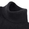 [100% Sheep Wool] Winter Warm and Comfortable Two Collar Woolen Sweater Solid Color Versatile Knitted Base Sweater