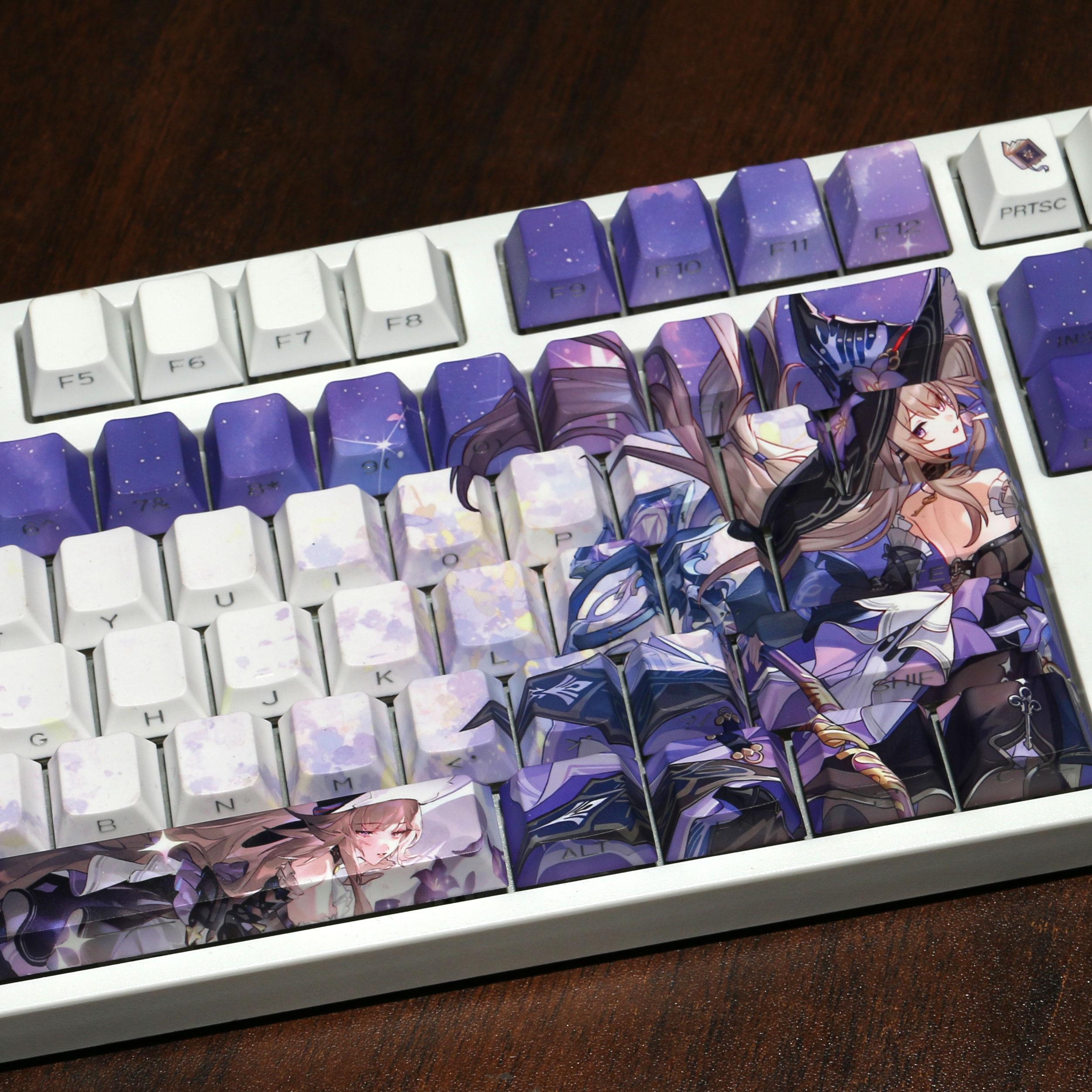 Honkai Star Rail Herta Custom Keycaps
