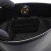 Used Salvatore Ferragamo Gancini mini Shoulder Bag leather Black Beige Used Women