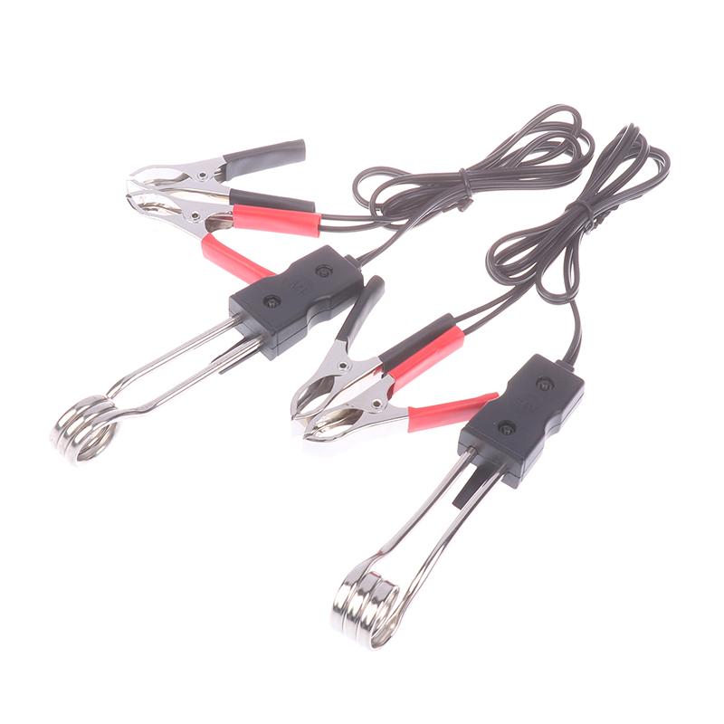 Car Alligator Clips Heater Auto Electric Tea Coffee Water Heater Dc 12V/24V 20W Cigarette Lighter Adapter Portable Heater