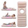 O-Shaped Inflatable Pregnant Mattress PVC Portable Yoga Mat Prone Mat Outdoor Water Floating Bed/Raft for Relaxation And Support