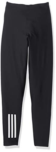 Adidas Men's Cut-Off Stretch Tights with Front Closure, Black, Size LL (Japan XL)