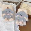 Thick Warm Cartoon Convertible Gloves Polyamide Bear Flip Top Gloves  For Students