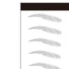 1 Sheet Adequate Quantity Eyebrow Sticker Semi-permanent Universal Waterproof Fake Tattoo Brow Sketch