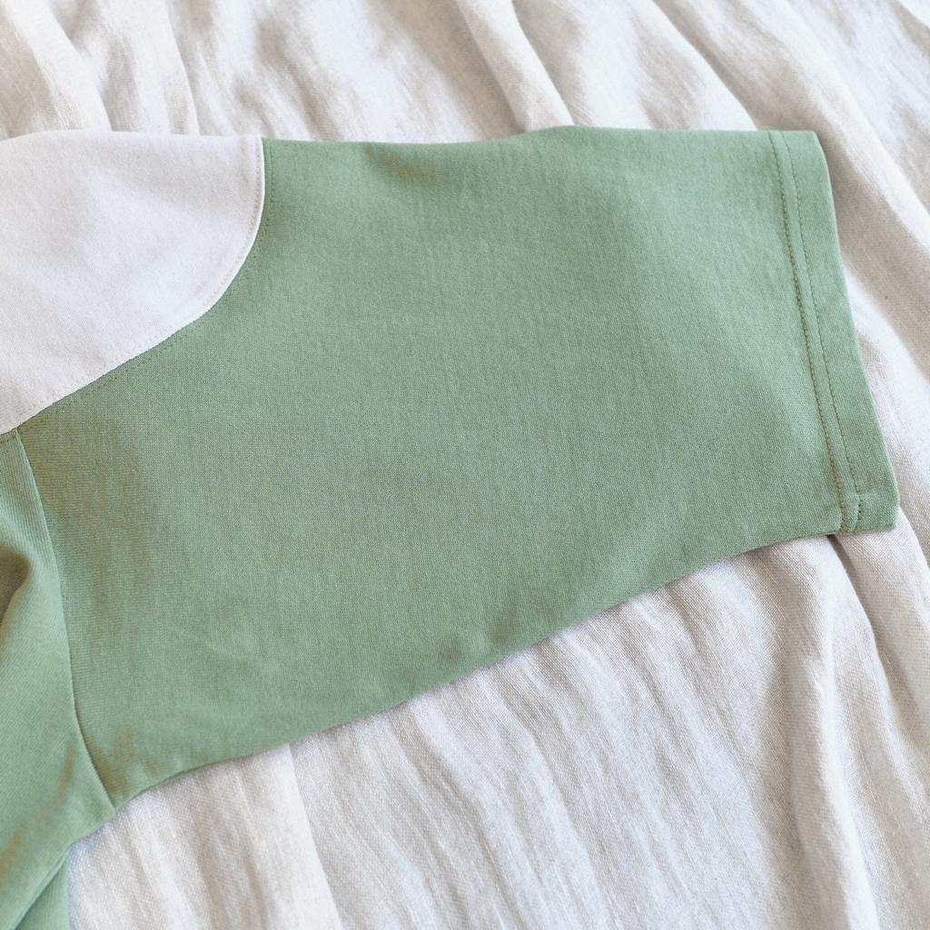 BONRROW Football Tee_Green