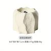 1Pc Light Luxury Simple Vertical Wave Cement Household Aromatherapy Candle Cup Empty Cup Candlestick Ornament