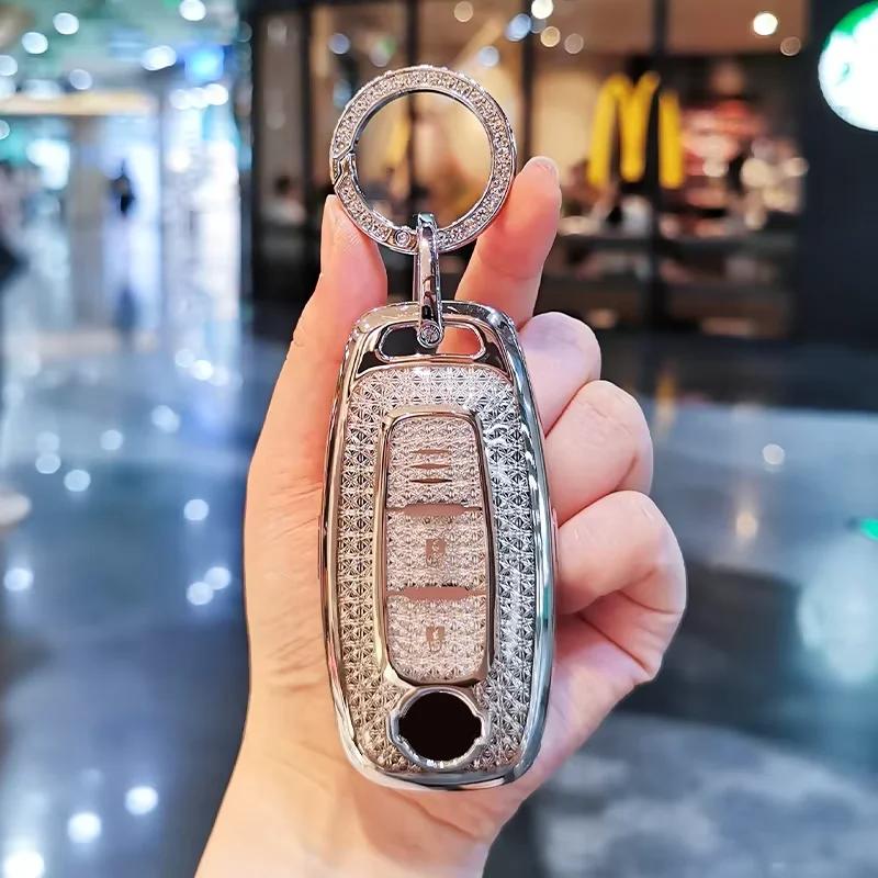 Suitable For Nissan Tea Keycase Sylphy Qashiqai X-Trail Kicks Ariya Pathfinder 22/23 Keycover Key Shell Keychain
