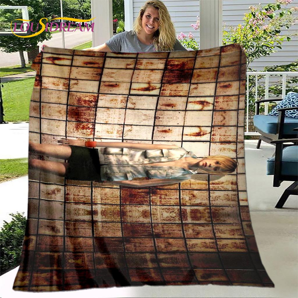 Silent Hill Horror Movie Game Soft Plush Blanket,Flannel Blanket Throw Blanket for Living Room Bedroom Bed Sofa Picnic Cover Kid