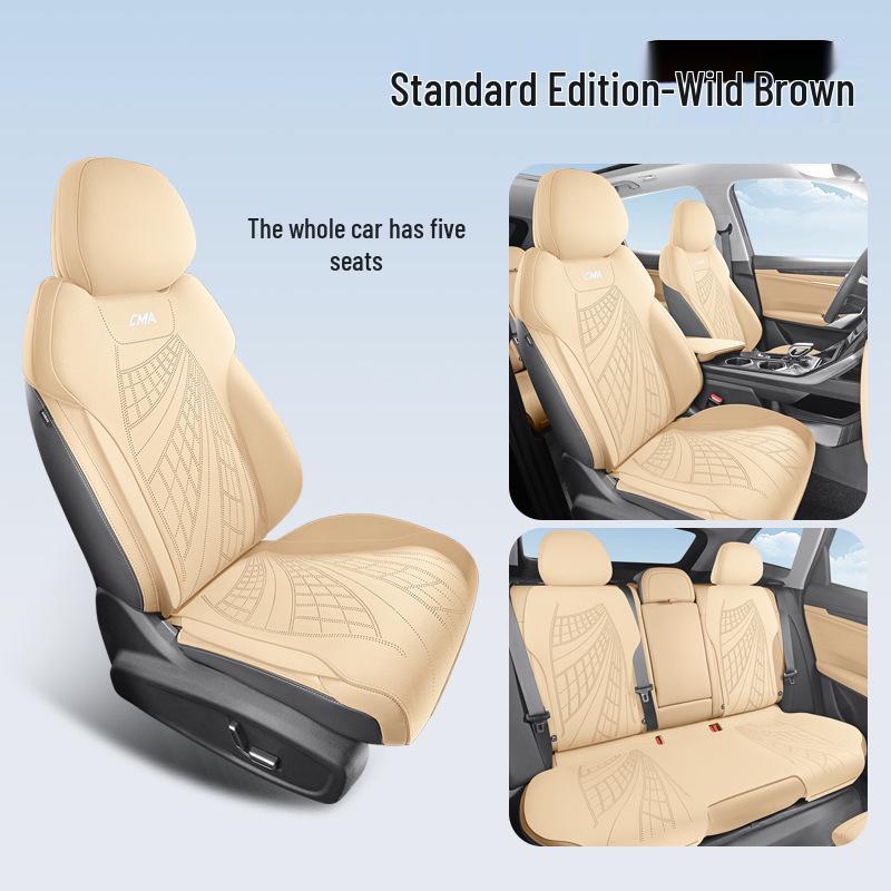 New Model Boyue L Car Seat Cushion, Semi-Enclosed Saddle Pad, Four Seasons, for Five-Seat Cars