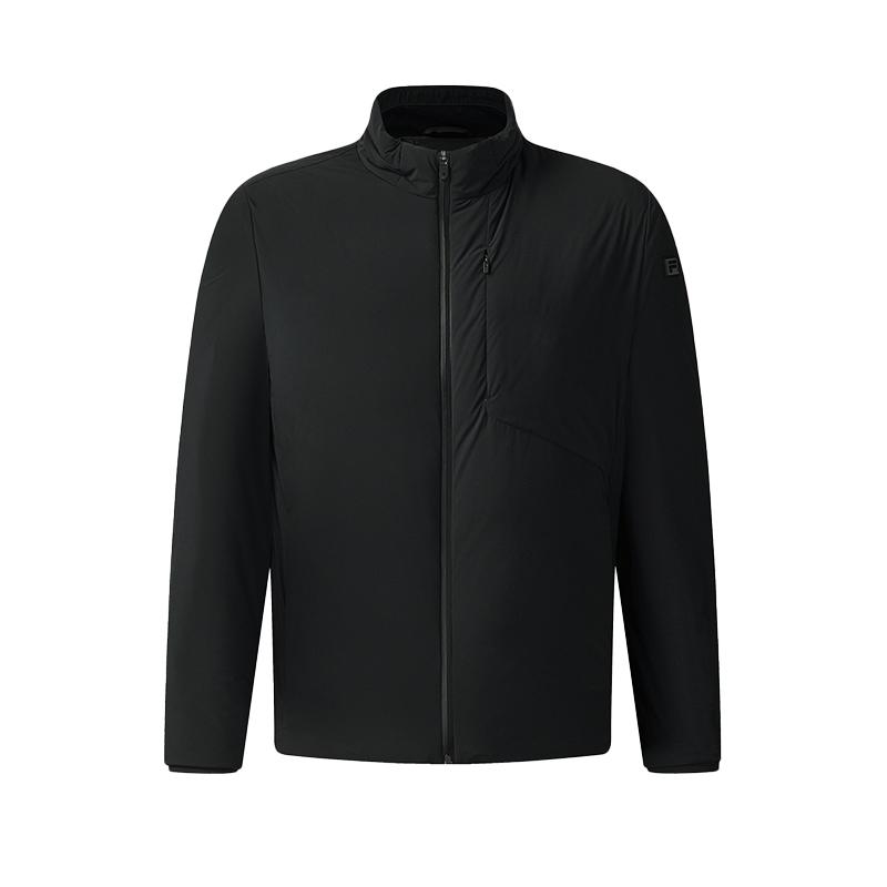 

Fila Классическая универсальная легкая теплая пуховая куртка Golf Series с мягким эластичным воротником-стойкой, мужская верхняя одежда A11M545928FBK XXXL