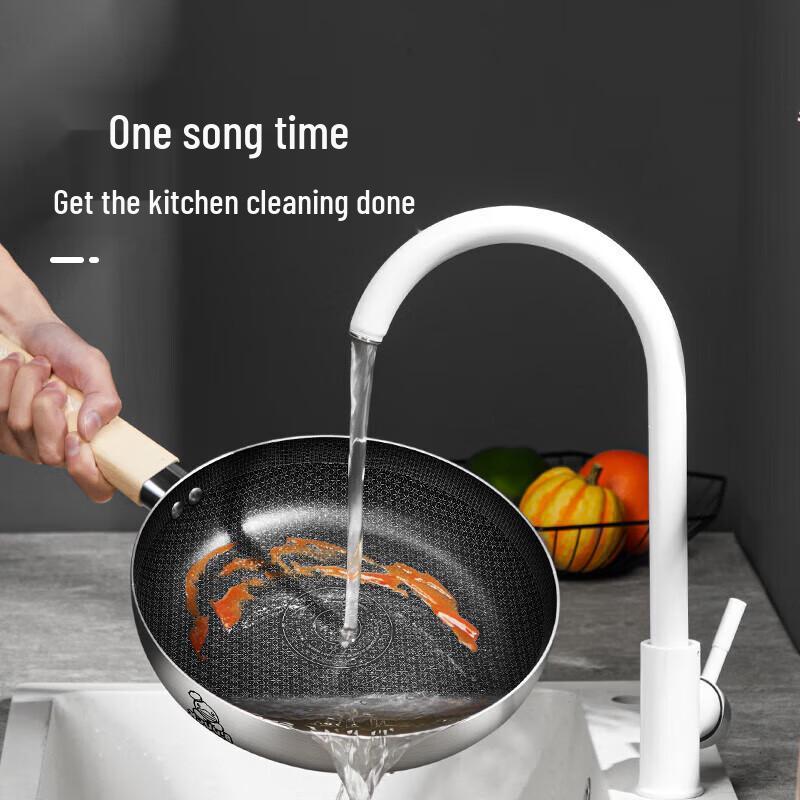 COOKER KING Little Yellow Duck 316 Stainless Steel Frying Pan