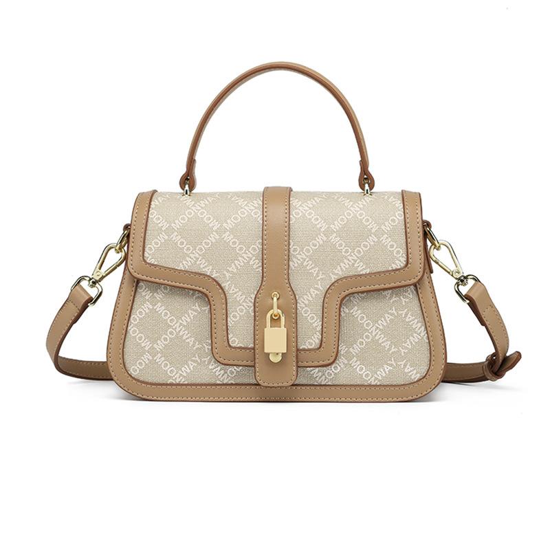 Versatile Oblique Span Small Square Bag, High-end Retro Small Bag, Autumn and Winter New Women's Bag, Fashionable and Simple Shoulder Bag.