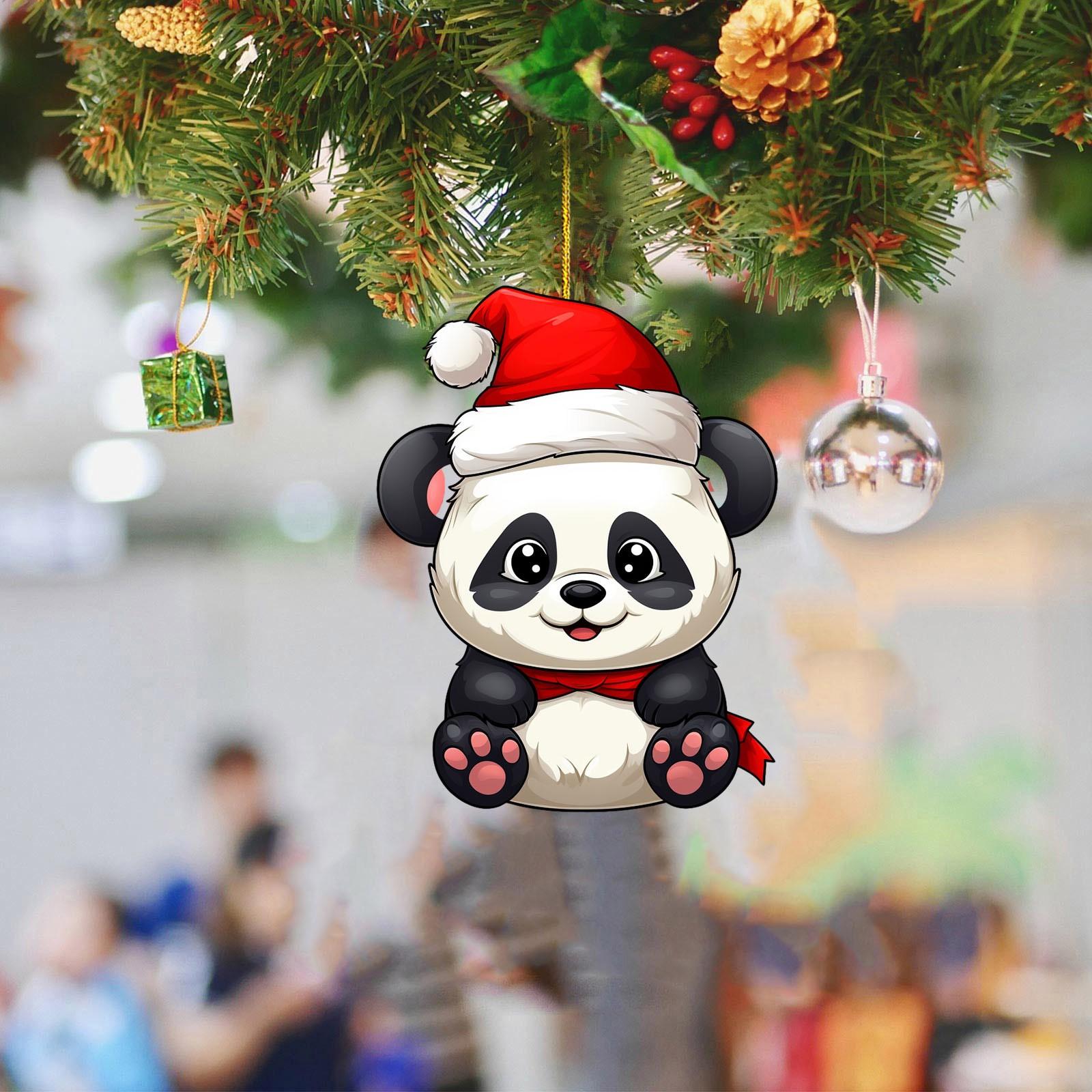 

Подвеска для украшения рождественской елки, забавный мультяшный милый кулон, украшение для садовой елки, незабываемый подарок One Size