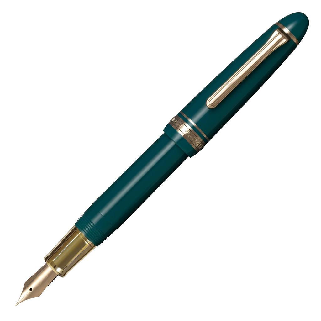 SAILOR Profit Casual L Stable Gold Trim Fountain Pen Clear Green Japanese Fine Nib 11-0825-260