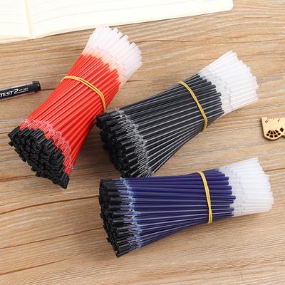 0.38Mm 10Pcs/Bag Gel Ink Pen Refill Black Blue Red Office School Stationary