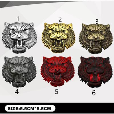3D Styling Logo Tygří hlava Personalizovaný Znak Odznak Dekorace karoserie Kovová Nálepka Na Auto