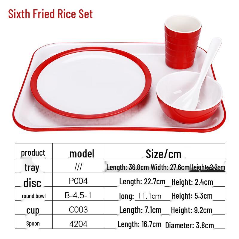 Qianxing Melamine Canteen Dining Set