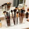 Transparent Acrylic Makeup and Stationery Organizer with Compartments