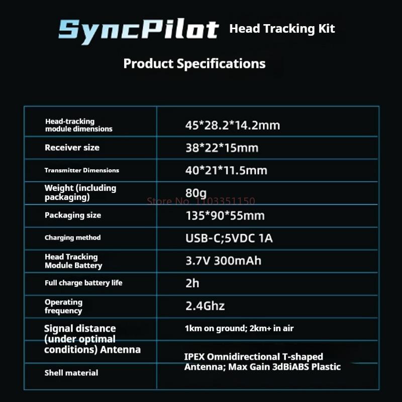 In Stock Fms Syncpilot Fpv Head Tracker Set For Rc Plane Boat Car Models System Compatible With Dji