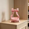 3D-gedruckter Schleifen Schmuckorganizer Ständer Schleifenknoten Schmuckbehälter für Halsketten Armbänder Ohrringe Ringe Dekorative Schminktisch Aufbewahrungsschale
