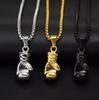 Men's Domineering Personalized Boxer Gloves Pendant Necklace - Stainless Steel Fitness Jewelry
