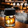 Kit Afumător Electric pentru Whiskey cu 6 Aromate de Chipsuri de Lemn Kit Afumător Reîncărcabil pentru Cocktailuri Nu Necesită Butan pentru Bărbați Tată Soț