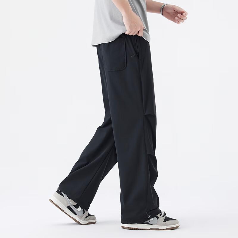 VUUG Men's Pleated Quick-Dry Ice Silk Cargo Pants