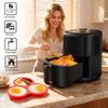 Silicone Mold For Air Fryer 3-Cavity Cooking Mould Silicone Air Fryer Cups For Small Cakes Puddings Hamburgers Breakfast