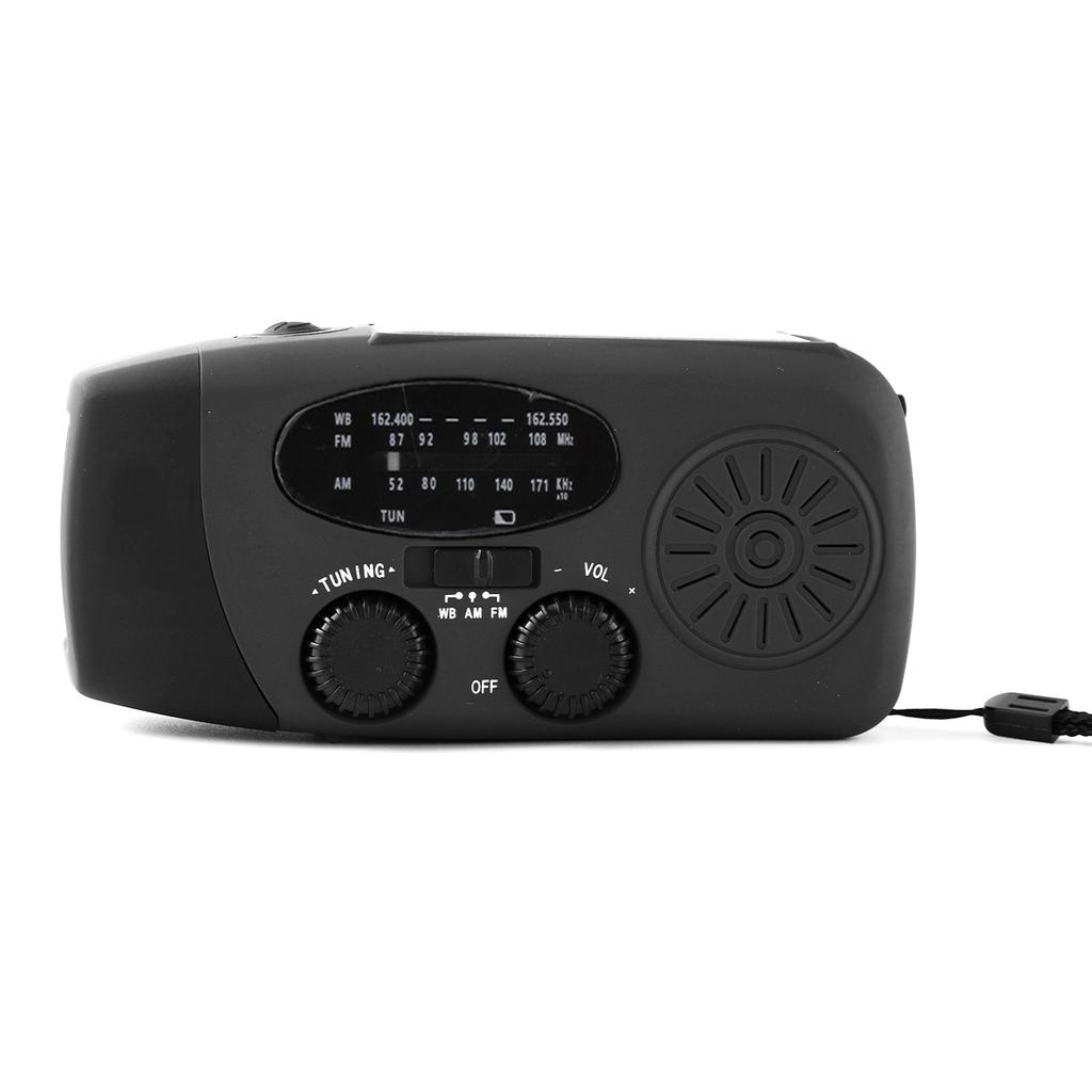 Emergency Hand Crank Radio with LED Flashlight for Emergency AMFM NOAA Portable Weather Radio
