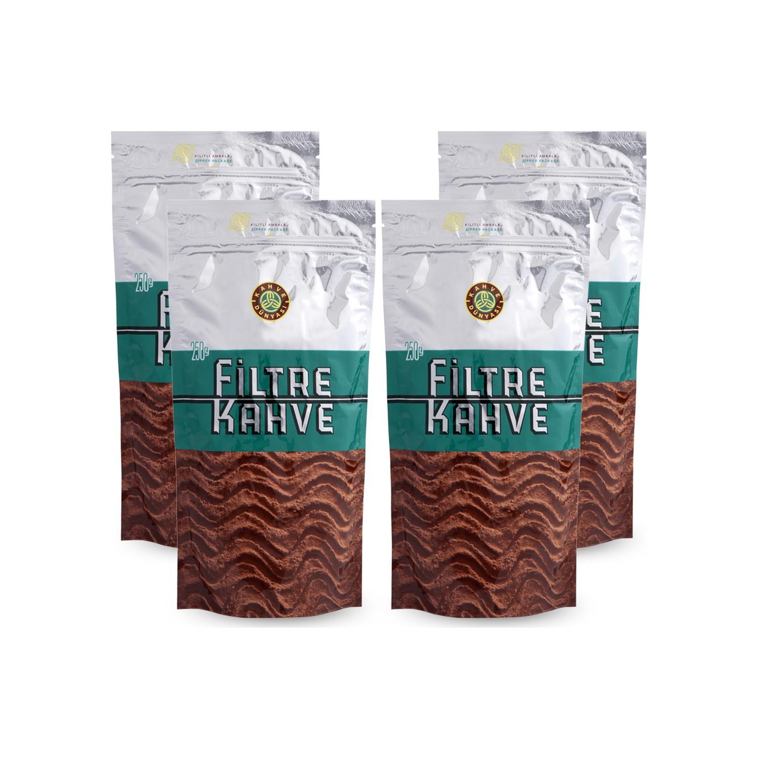 

Фильтр-кофе Kahve Dünyası 250 гр x 4 штуки