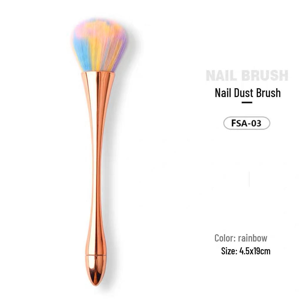 Petit Pinceau à Poussière Maquillage & Nail Art Taille Fine - Pinceau Blush & Poudre Influenceur