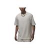 Jordan Wordmark Series Solid Color Fashion Versatile Casual Short Sleeve T-Shirt Men Tops Sail-White HF3448-133