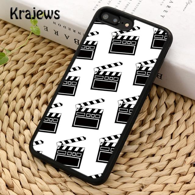 Krajews Film Movie Clapperboard Clapper Board Phone Case Cover For iPhone 17 Air 16 15 14 plus 11 12 13 pro max coque