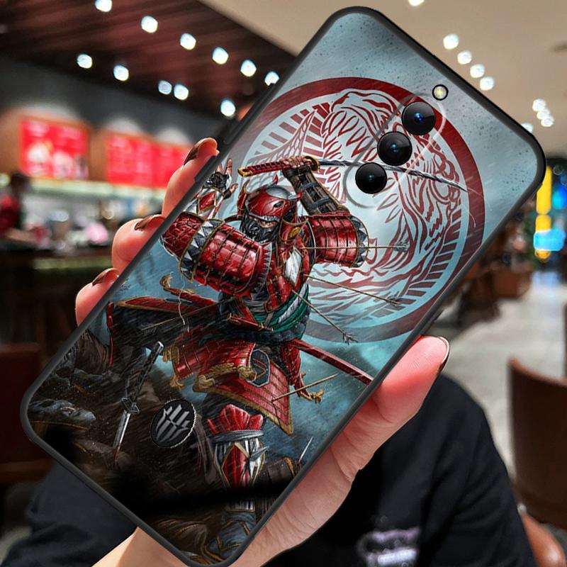 Japan Ninja Samurai Red Sun Case For ZTE Nubia Red Magic 10S 10 8 9 8S 9S 11 Pro Plus 5G 6R 6 7 6S 7S Pro 10 Air Cover
