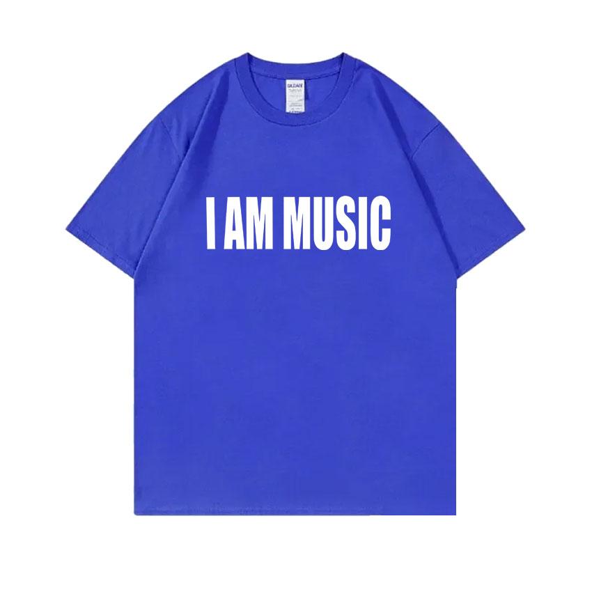 Playboi Carti I AM MUSIC 2025 Album Logo Graphic Print T-shirt Men Fashion Hip Hop Streetwear Unisex Opium Merch Short Sleeve
