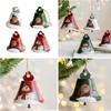 Iron Christmas Santa/Snowman Bells Hanging Pendant Home Festival Window Ornament Holidays Office Embellishment