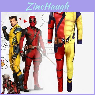 Marvel Deadpool Costume Bodysuit For Cosplay And Halloween Performances Characters Included)