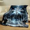 Celestial Cross Angel Blanket  Printed Blanket for Living Room Bed Couch lunch break Soft Cozy Blanket for Friend's festival Gift