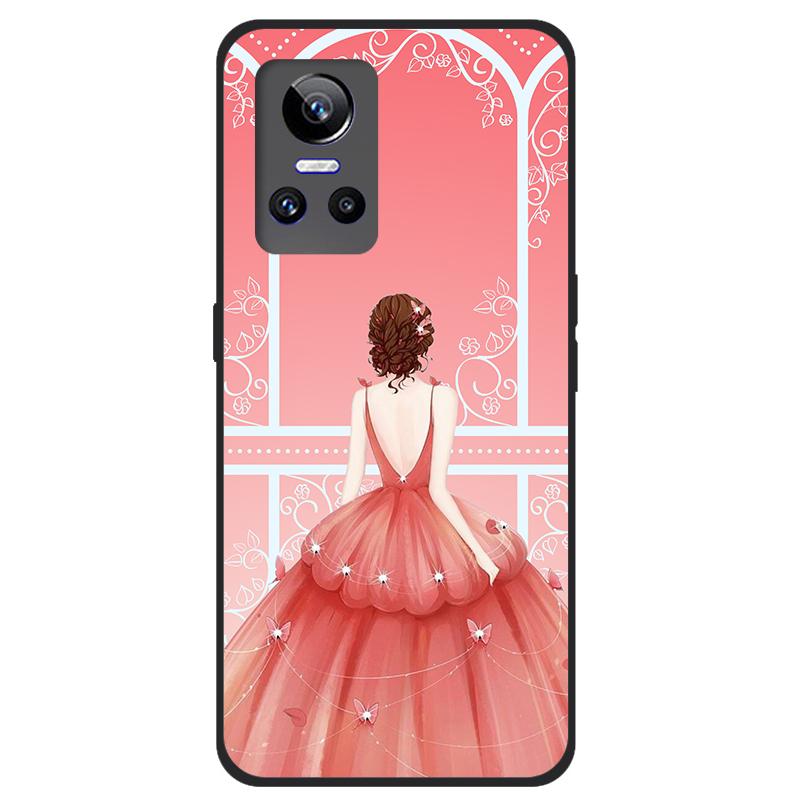 For Realme GT Neo 2 5G Case TPU Silicone Soft Cartoon Clear Case for Realme GT Neo 2 3 Neo3 Phone Cover Neo2T Transparent Coque