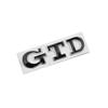 New Car 3D Metal GTD Badge Body Front Grill Trunk Emblem Sticker For Volkswagen VW Golf 3 4 5 6 7 7.5 MK4 MK5 MK6 MK7 GTD C