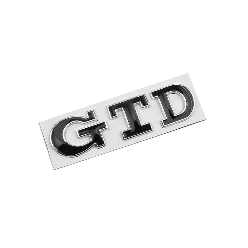 New Car 3D Metal GTD Badge Body Front Grill Trunk Emblem Sticker For Volkswagen VW Golf 3 4 5 6 7 7.5 MK4 MK5 MK6 MK7 GTD C