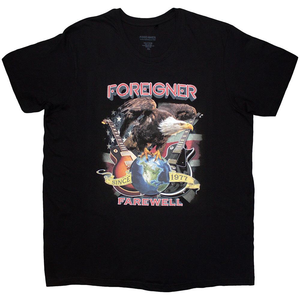 Foreigner Unisex T-Shirt: Farewell Eagle (Medium) XL