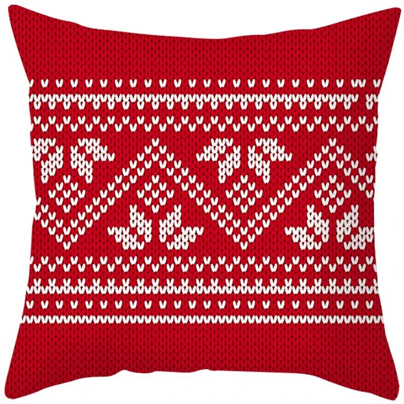 Christmas Themed Pillowcases Car Accessories Office Santa Claus Living Room Sofa Home Pillowcases