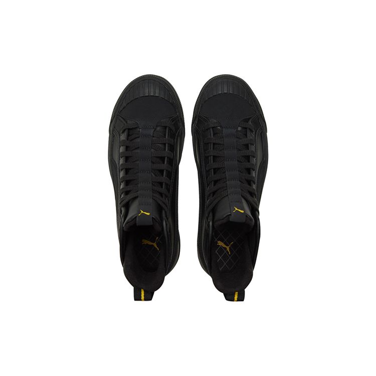 PUMA Playmaker Pro Unisex White Black Low Top Basketball Sneakers 385520-01