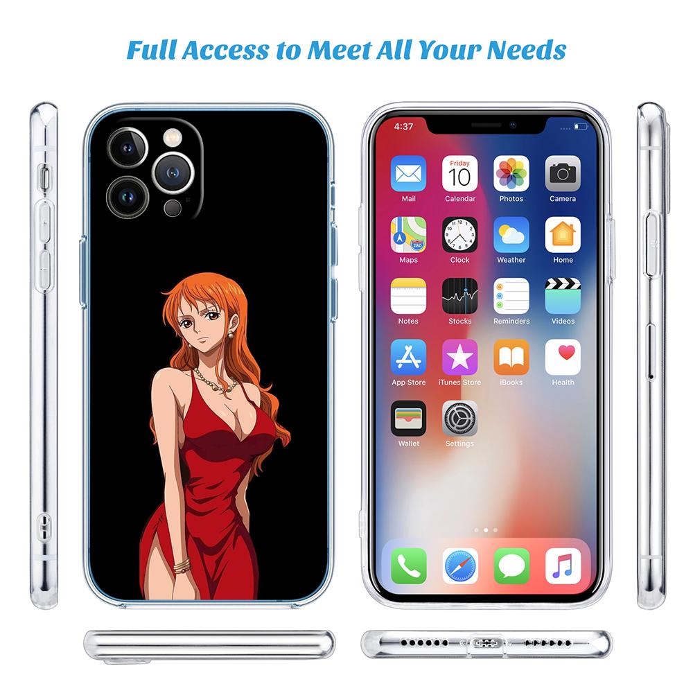FM40 One Piece Nami Transparent Phone Case for Motorola Moto G40 G04 G05 One Ace Action  Fusion + Plus Hyper Macro Vision Zoom