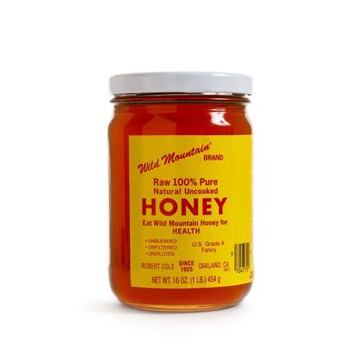 Wild Mountain Raw Pure Natural Uncooked Honey